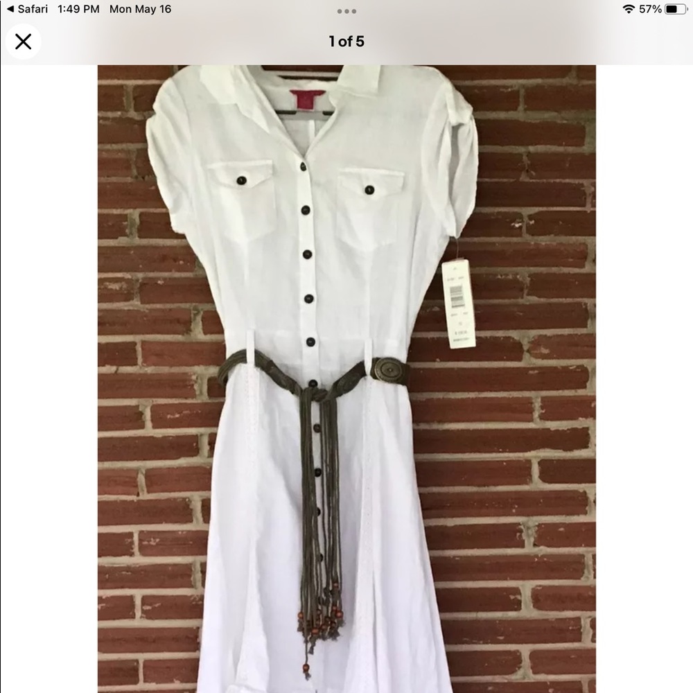 Sunny Leigh Madame Butterfly White Dress